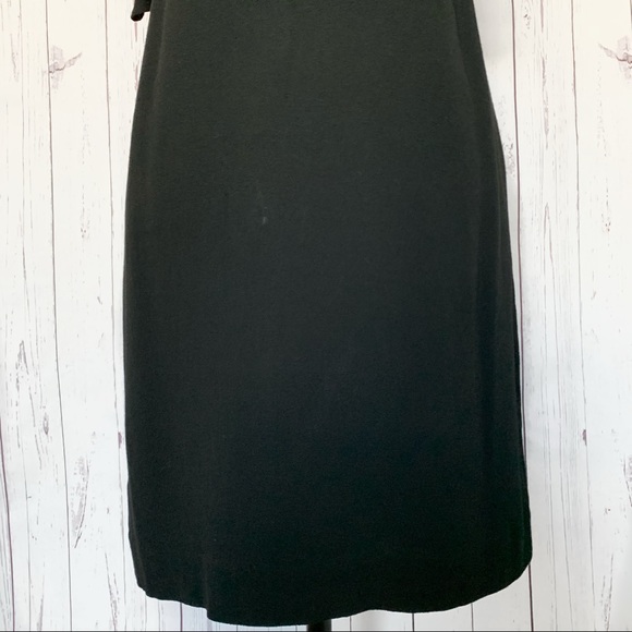 🌹 J.Crew (4) Chiffon Fabric Black Mini Dress - Picture 4 of 8